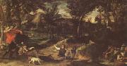 Annibale Carracci Hunting (mk05) painting